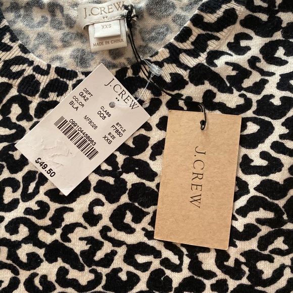Leopard sleeveless J.Crew shirt - Picture 2 of 5